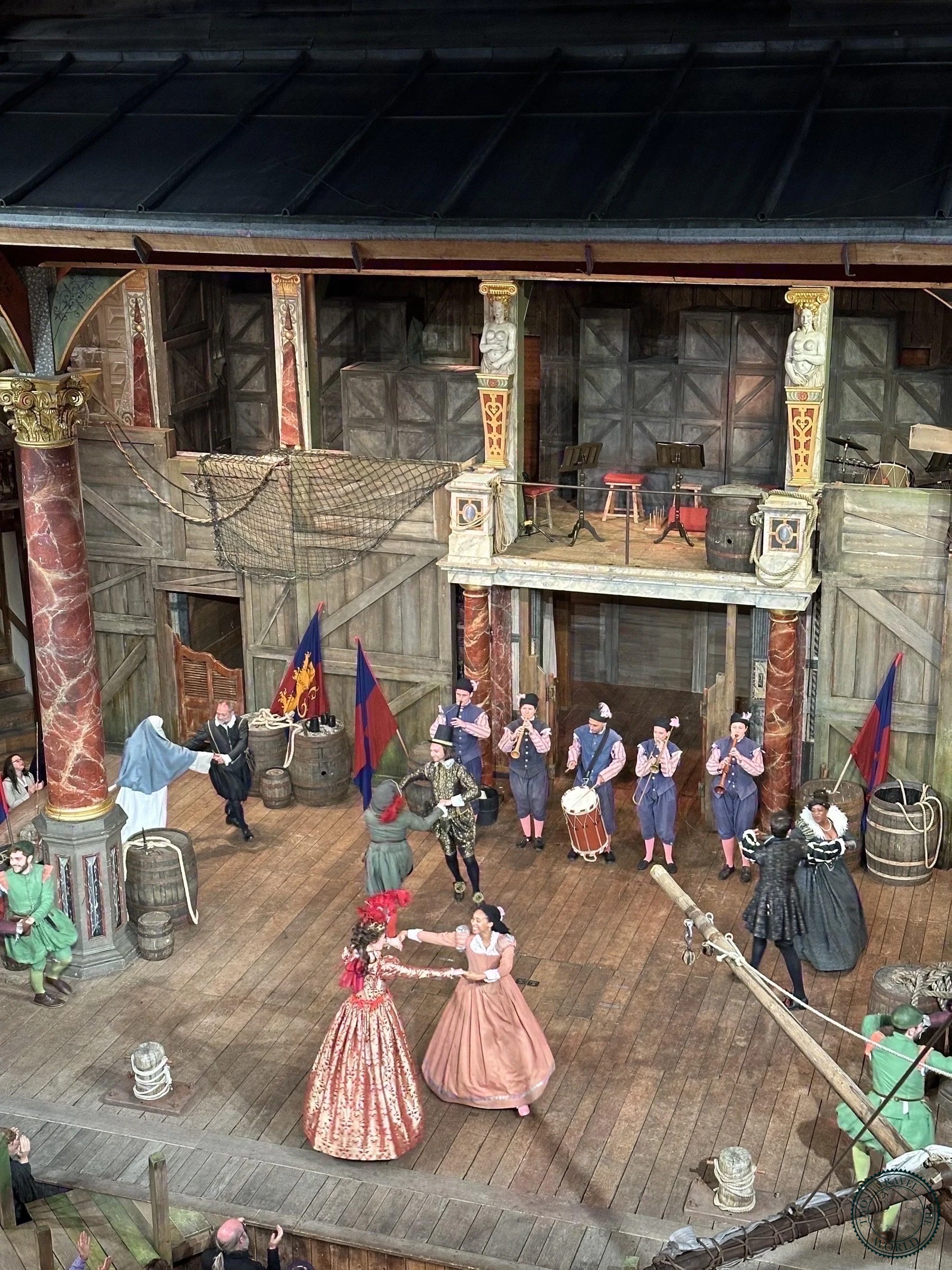 Shakespeare's Globe Theatre — standing as a £5 groundling is the best value in London theatre