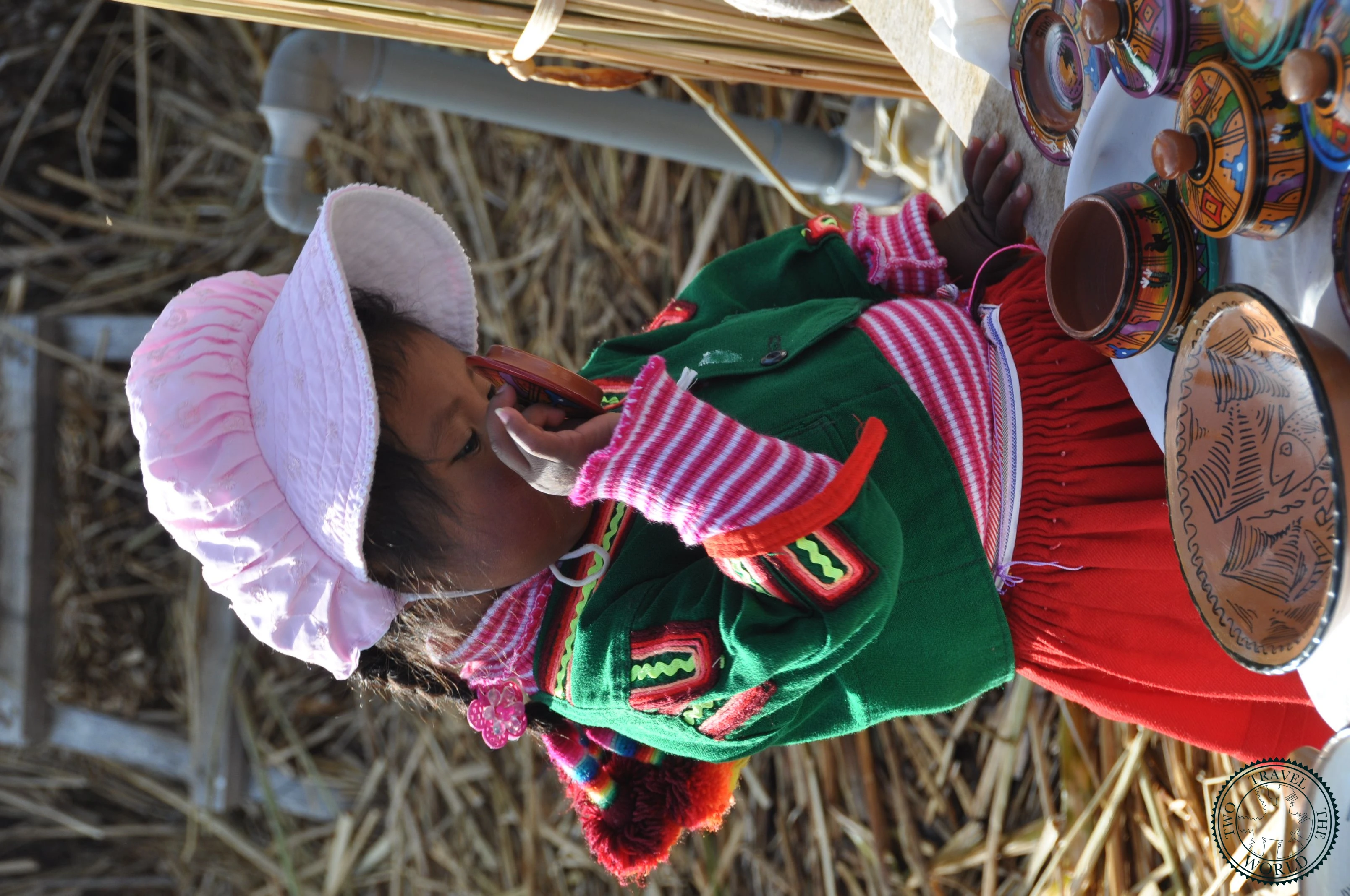 Two Travel The World - Fascinating Uros Floating Islands Lake Titicaca