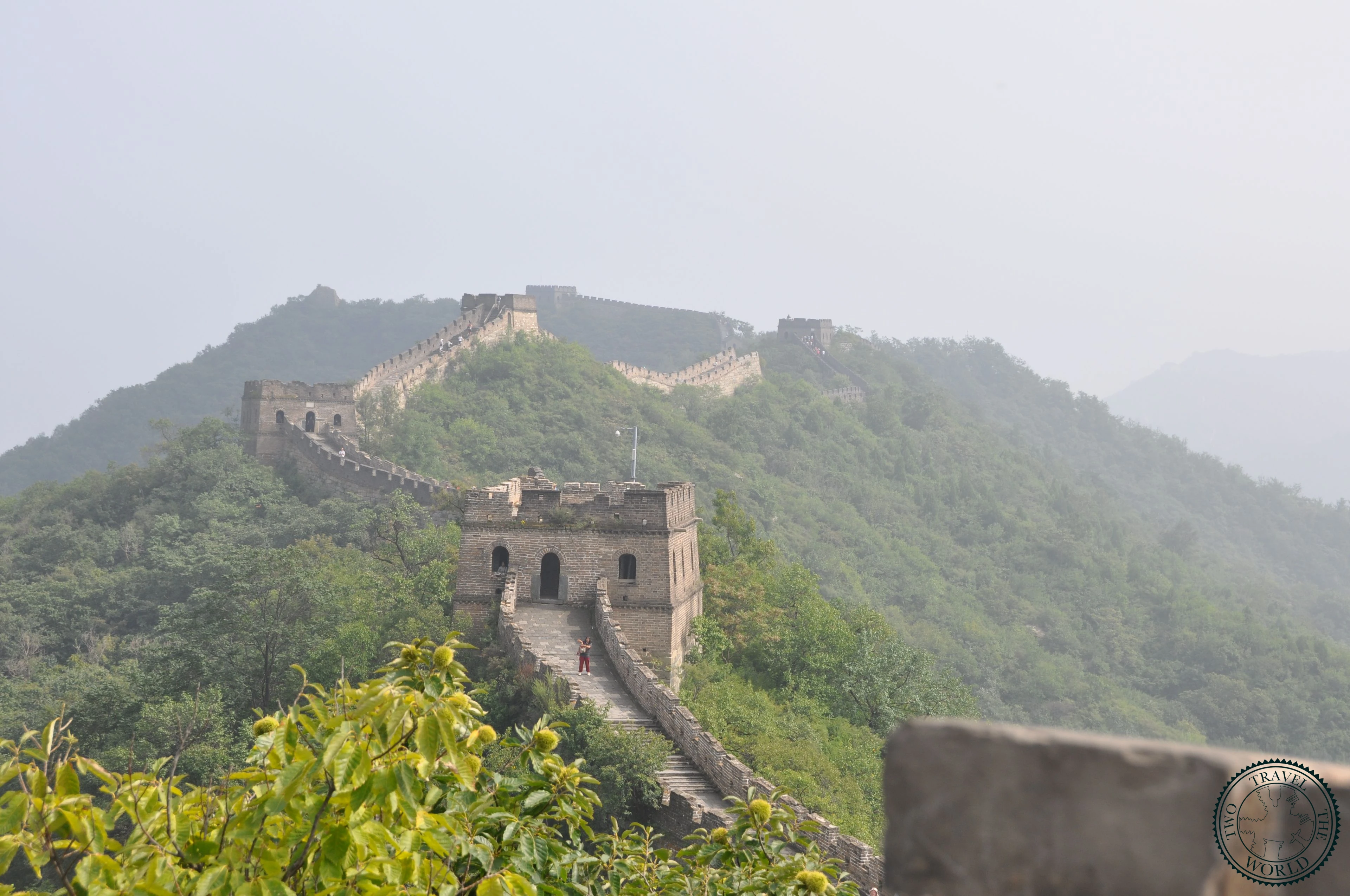 Stunning view of the Great Wall at sunset